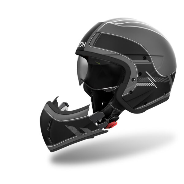 Kask AIROH J110 RASTER BLACK MATT - obrazek 5