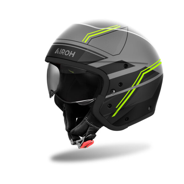 Kask AIROH J110 SLIM YELLOW MATT - obrazek 4