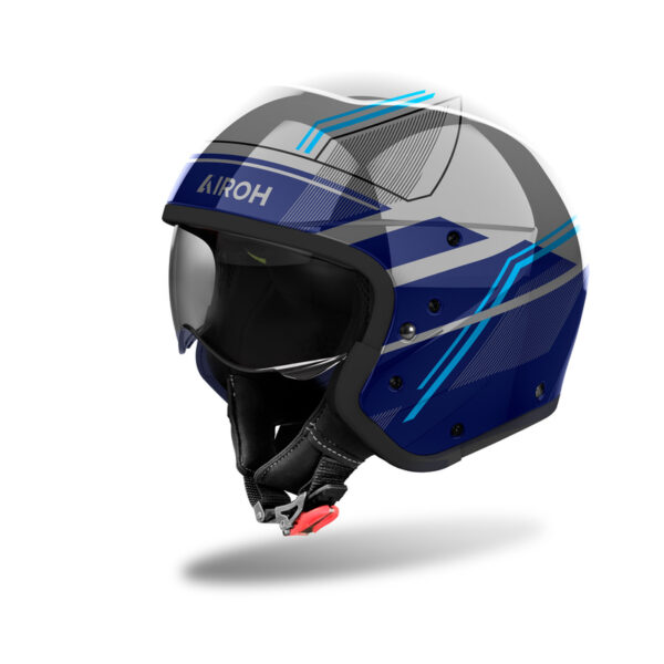 Kask AIROH J110 SLIM BLUE GLOSS - obrazek 4