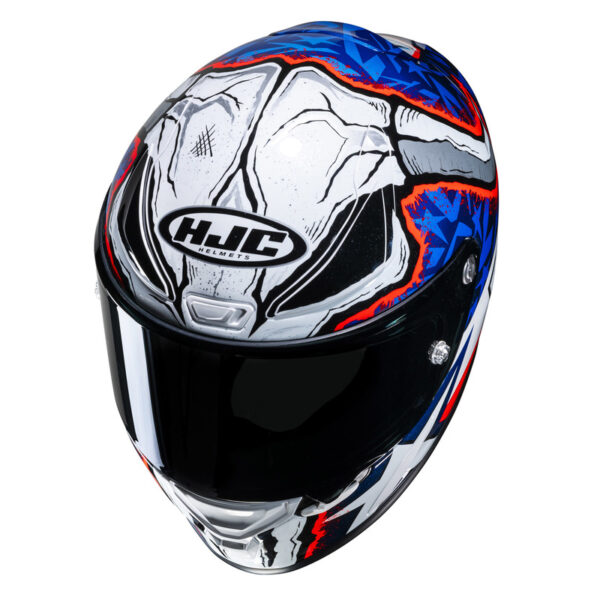 Kask HJC RPHA1 GARRETT GERLOFF REPLICA WHITE/RED - obrazek 2