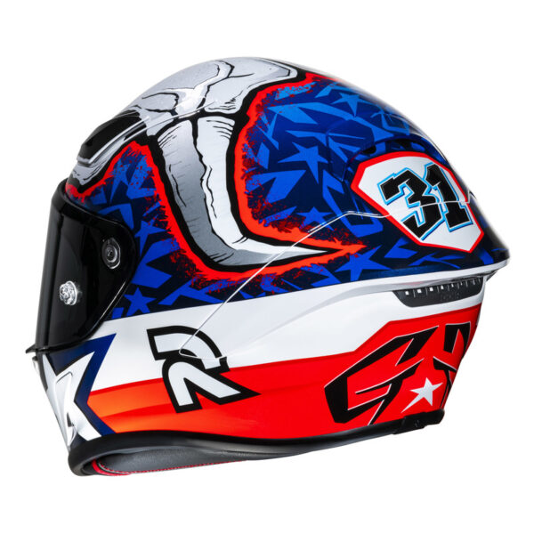 Kask HJC RPHA1 GARRETT GERLOFF REPLICA WHITE/RED - obrazek 3