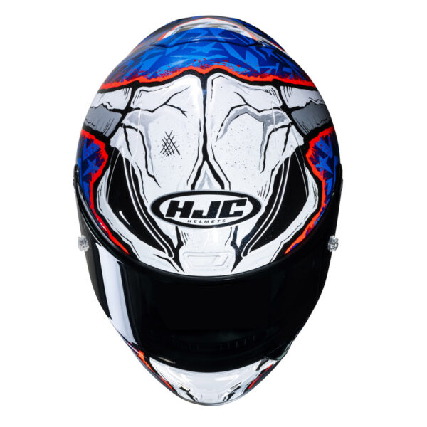 Kask HJC RPHA1 GARRETT GERLOFF REPLICA WHITE/RED - obrazek 4