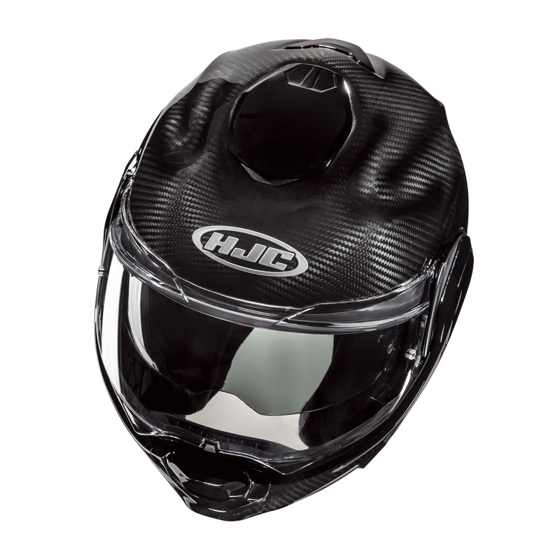 Kask HJC F100 CARBON SOLID BLACK - obrazek 2