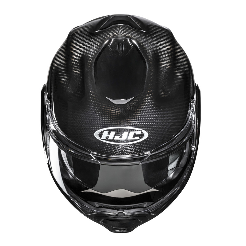 Kask HJC F100 CARBON SOLID BLACK - obrazek 4