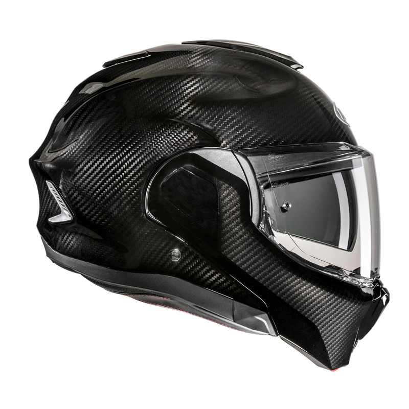 Kask HJC F100 CARBON SOLID BLACK - obrazek 5