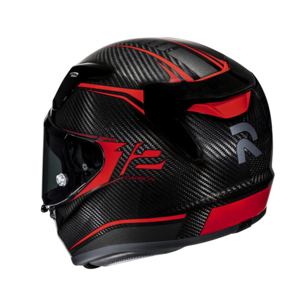 Kask HJC RPHA12 CARBON KERES BLACK/RED - obrazek 3