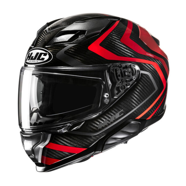 Kask HJC F71 CARBON NEVIO BLACK/RED