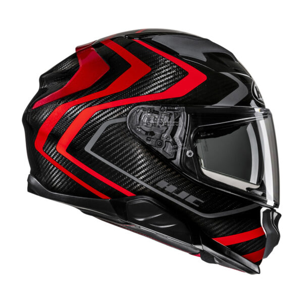 Kask HJC F71 CARBON NEVIO BLACK/RED - obrazek 5
