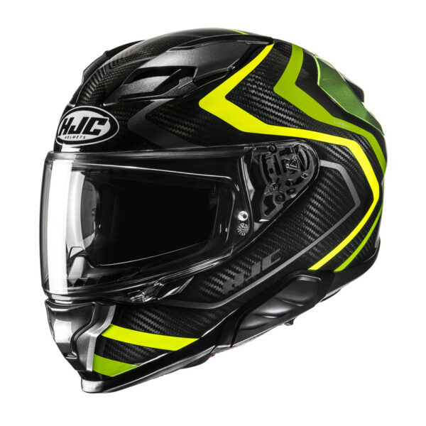 Kask HJC F71 CARBON NEVIO BLACK/GREEN