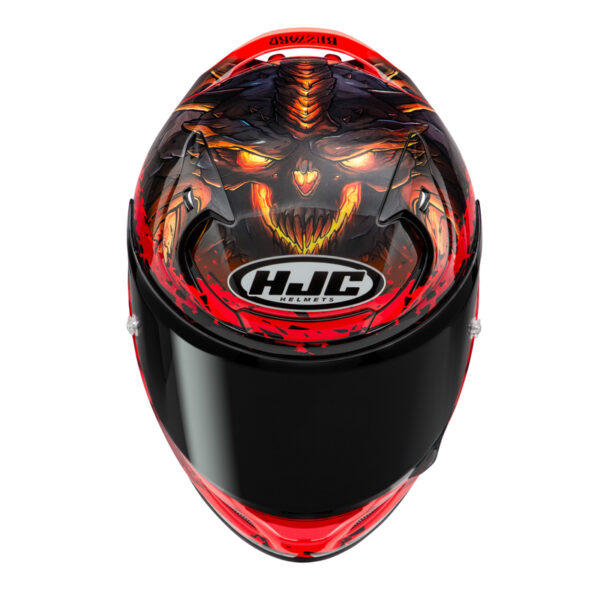 Kask HJC RPHA12 DIABLO BLIZZARD RED - obrazek 5