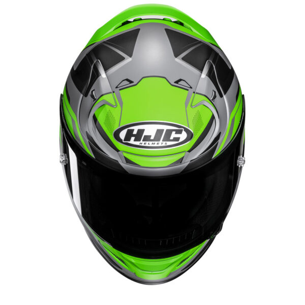 Kask HJC RPHA12 BRELS GREEN/GREY - obrazek 4