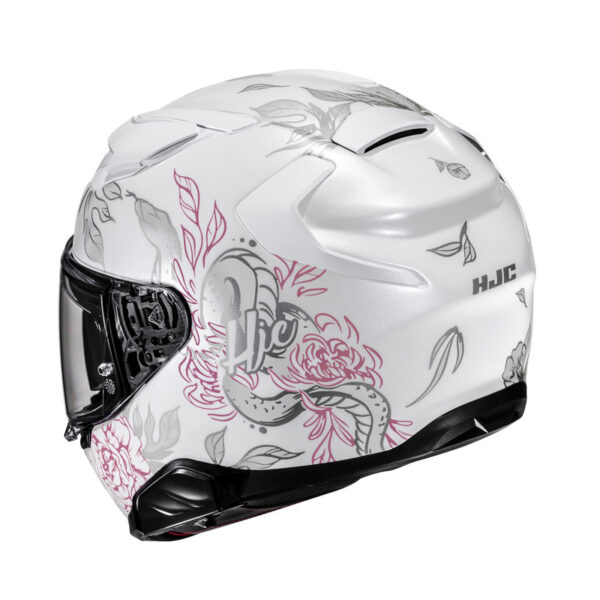 Kask HJC F71 ELIZ WHITE/PINK - obrazek 3