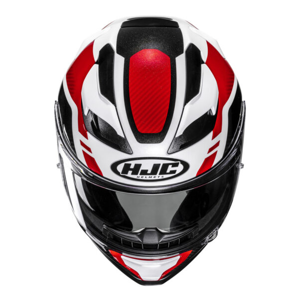 Kask HJC F71 TOZZ WHITE/RED - obrazek 4