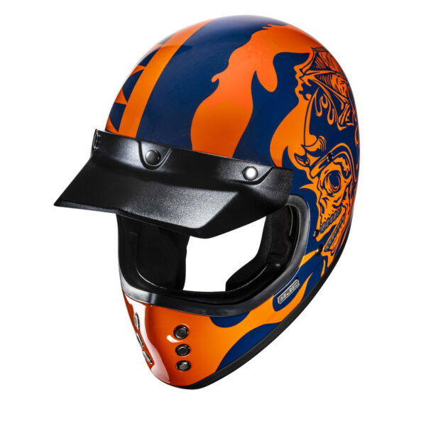 Kask HJC V60 FLAME BLACK/RED - obrazek 3