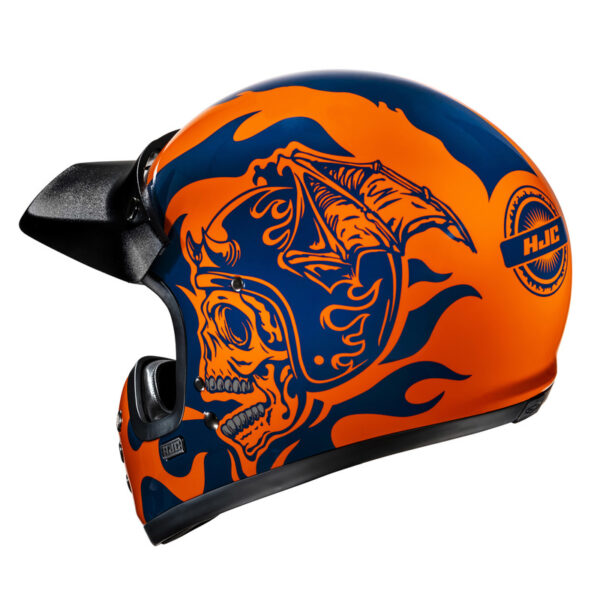 Kask HJC V60 FLAME BLACK/RED - obrazek 5