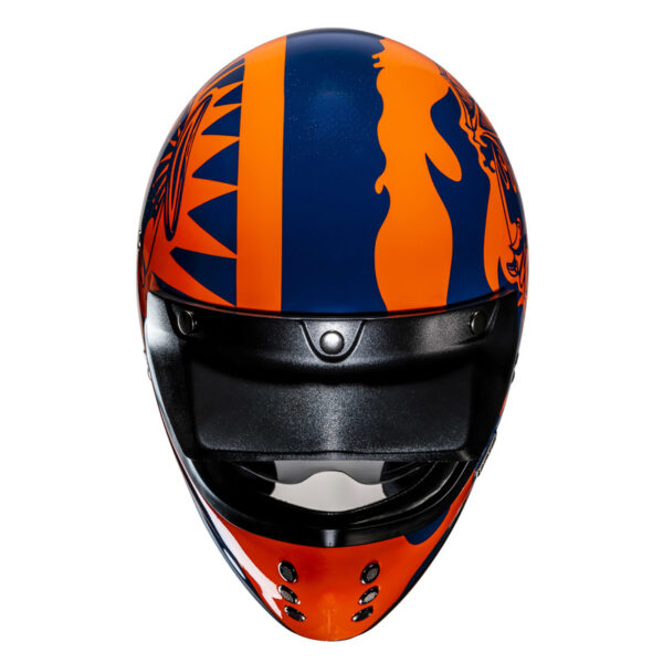 Kask HJC V60 FLAME BLACK/RED - obrazek 7