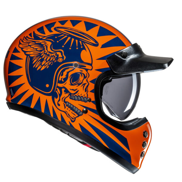 Kask HJC V60 FLAME BLACK/RED - obrazek 9