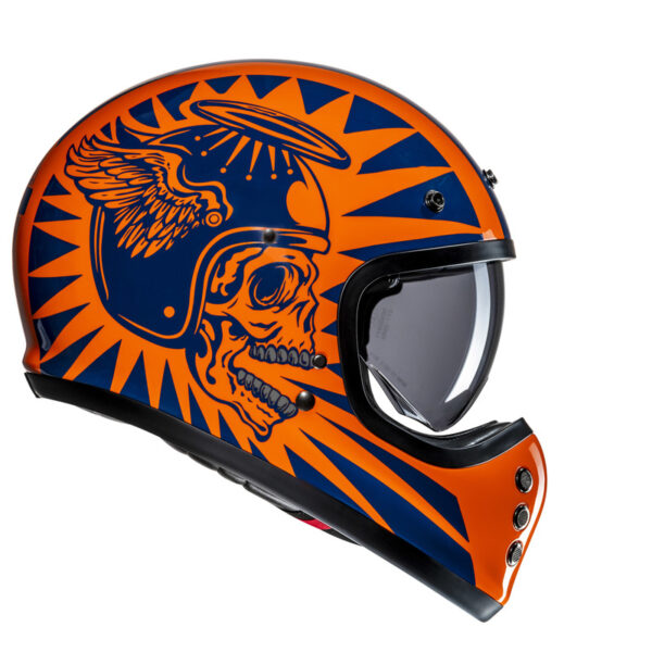 Kask HJC V60 FLAME BLACK/RED - obrazek 10