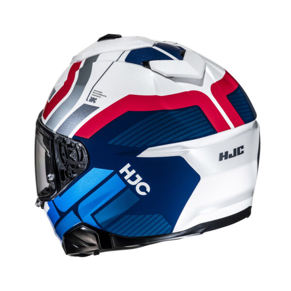 Kask HJC I71 VIZ BLUE/RED - obrazek 3