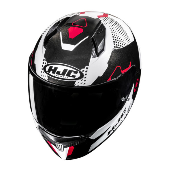 Kask HJC C10 ASPA WHITE/BLACK - obrazek 2