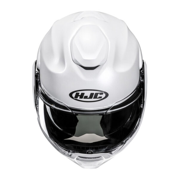 Kask HJC F100 SOLID PEARL WHITE - obrazek 4