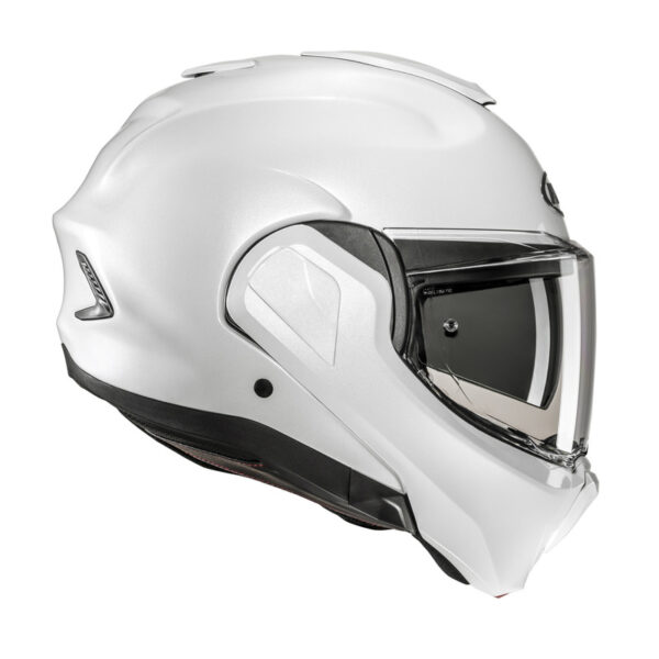 Kask HJC F100 SOLID PEARL WHITE - obrazek 5