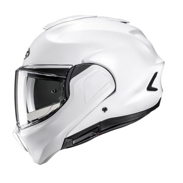 Kask HJC F100 SOLID PEARL WHITE - obrazek 6
