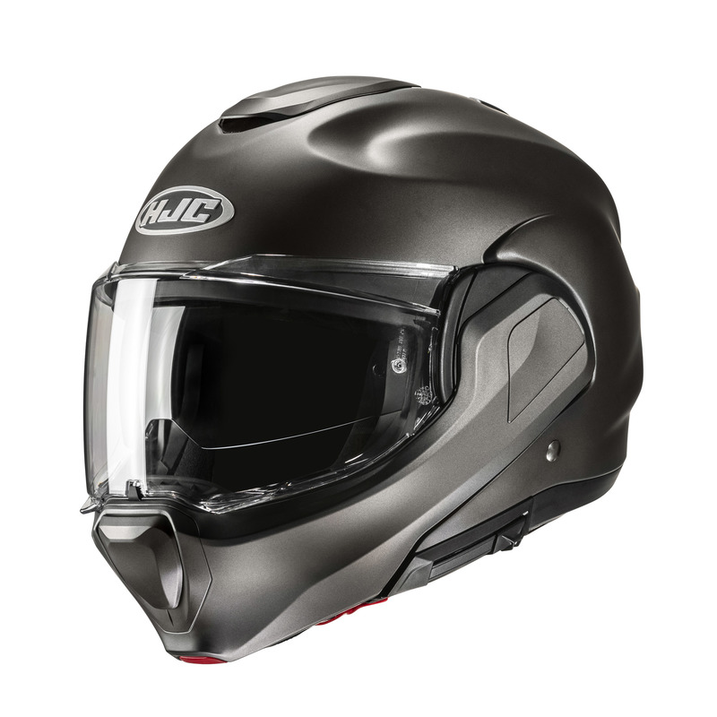 Kask HJC F100 SOLID SEMI FLAT TITANIUM