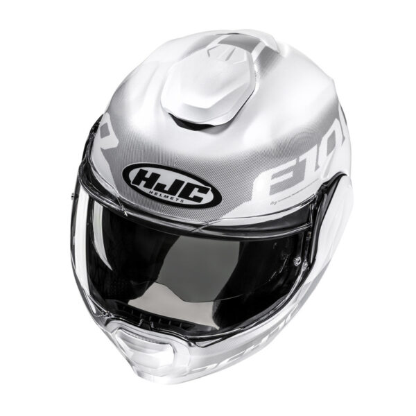 Kask HJC F100 HETAL WHITE - obrazek 2