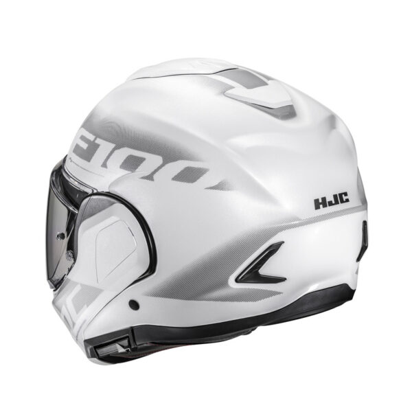 Kask HJC F100 HETAL WHITE - obrazek 3