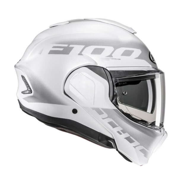 Kask HJC F100 HETAL WHITE - obrazek 5