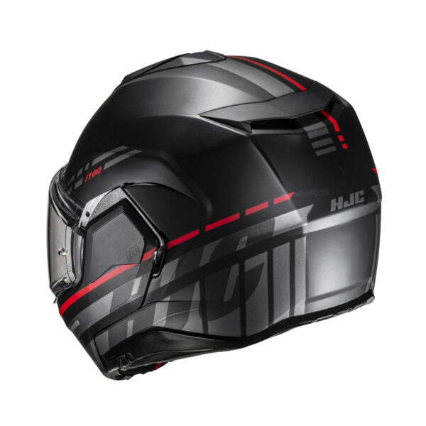 Kask HJC I100 SYSMA BLACK/RED - obrazek 2