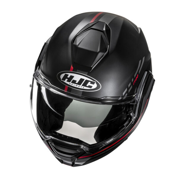 Kask HJC I100 SYSMA BLACK/RED - obrazek 3