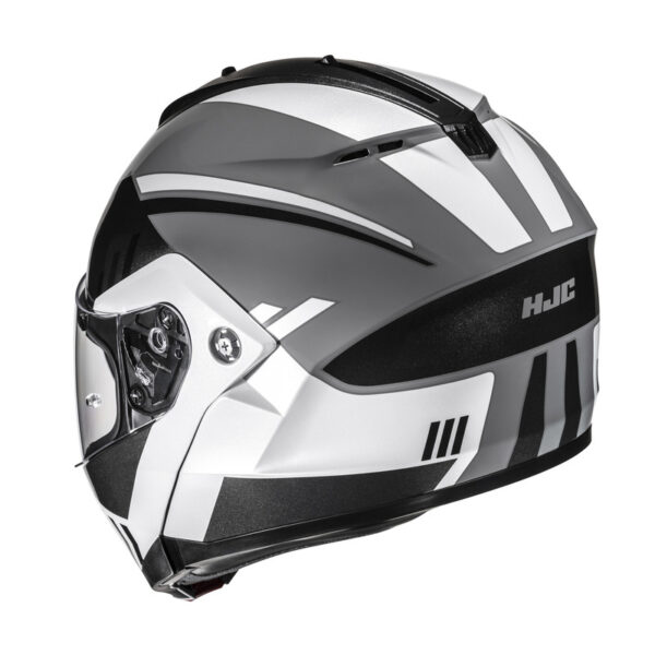 Kask HJC C91N KAON BLACK/WHITE - obrazek 3