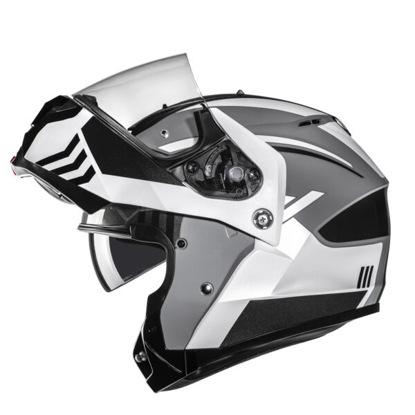 Kask HJC C91N KAON BLACK/WHITE - obrazek 5