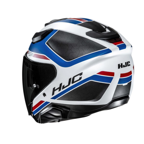 Kask HJC F31 CERON BLACK/WHITE - obrazek 3
