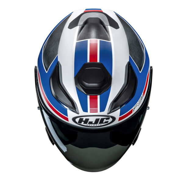 Kask HJC F31 CERON BLACK/WHITE - obrazek 4