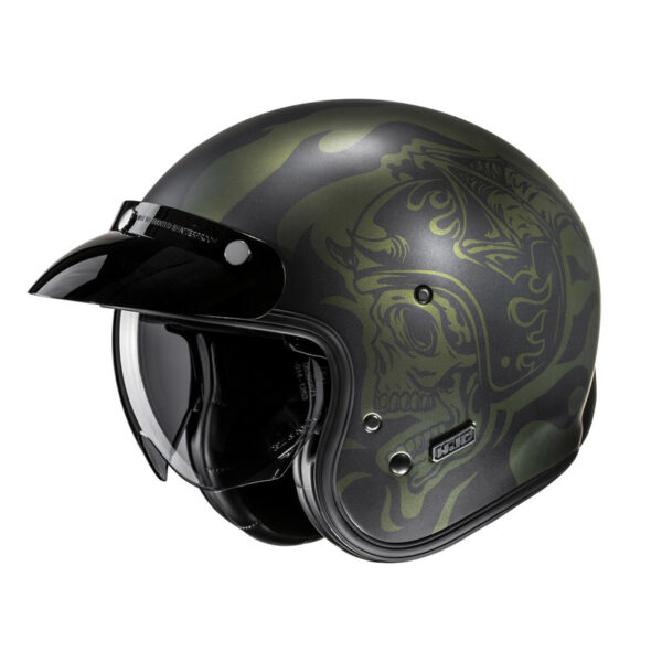 Kask HJC V31 FLAME BLACK - obrazek 2