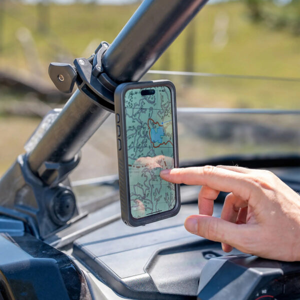 Uchwyt samochodowy na telefon sp connect roll cage mount 3d spc+ mag black - obrazek 3