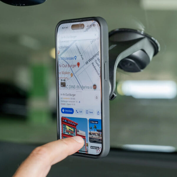 Uchwyt samochodowy na telefon na szybę sp connect suction mount spc + mag na przysawkę black - obrazek 3