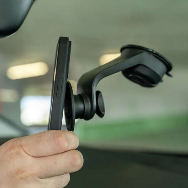 Uchwyt samochodowy na telefon na szybę sp connect suction mount spc + mag na przysawkę black - obrazek 6