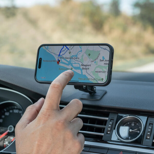 Uchwyt samochodowy na telefon przylepiec sp connect adhesive mount pro spc+ mag black - obrazek 3