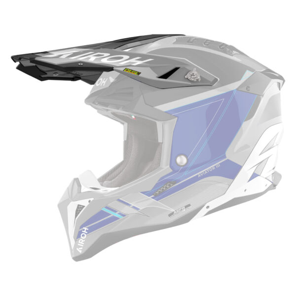Daszek do kasku AIROH AVIATOR 3 SABER BLUE GLOSS