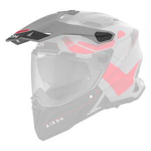 Daszek do kasku AIROH COMMANDER 2 REVEAL RED FLUO MATT (NEW LOGO)