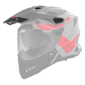 Daszek do kasku AIROH COMMANDER 2 REVEAL RED FLUO MATT (OLD LOGO)