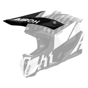 Daszek do kasku AIROH TWIST 3 THUNDER BLACK/WHITE GLOSS