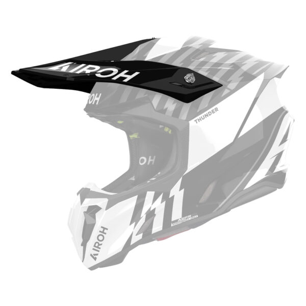 Daszek do kasku AIROH TWIST 3 THUNDER BLACK/WHITE GLOSS