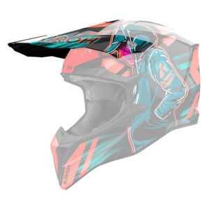 Daszek do kasku AIROH WRAAAP CYBER ORANGE GLOSS