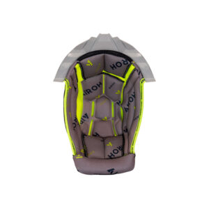 Wyściółka do kasku AIROH AVIATOR TWIST 3 GREY/YELLOW + GREY SUPPORT