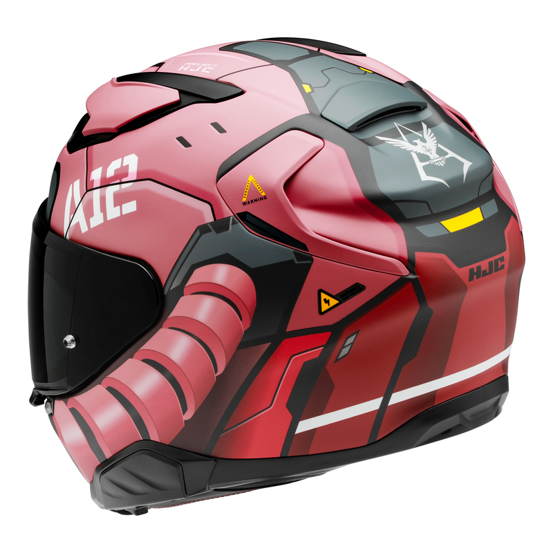 Kask HJC F71 ZAKU BANDAI NAMCO RED/BLACK - obrazek 3